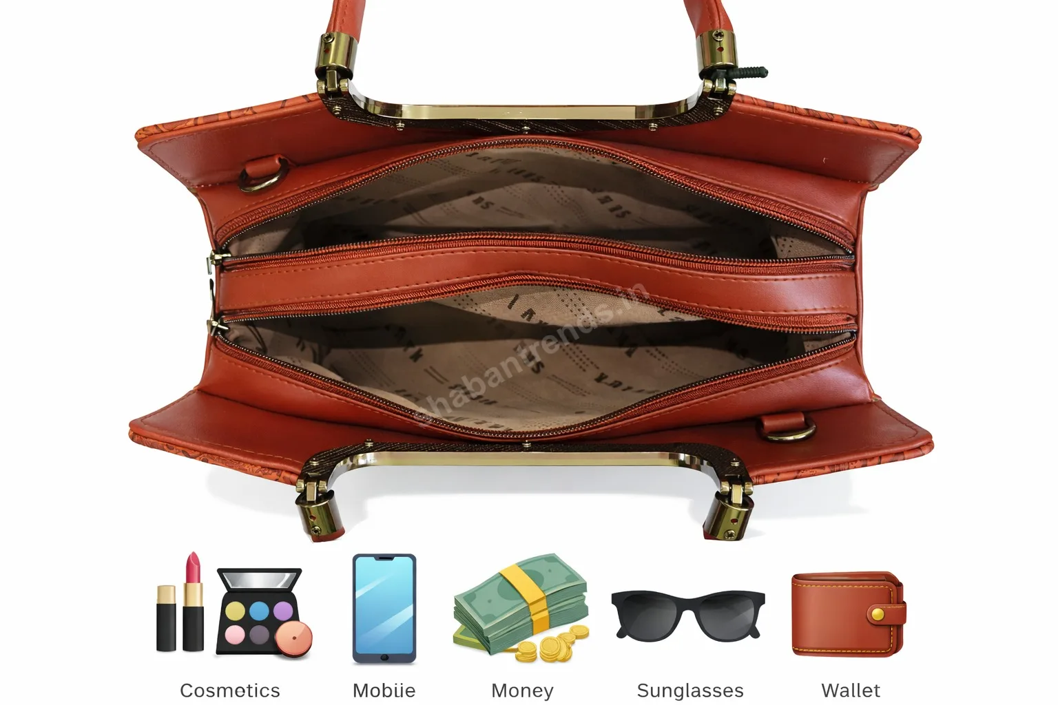 Stylish Women Handbags Satchel Bag with Shoulder Strap – Trendy Ladies Handbag