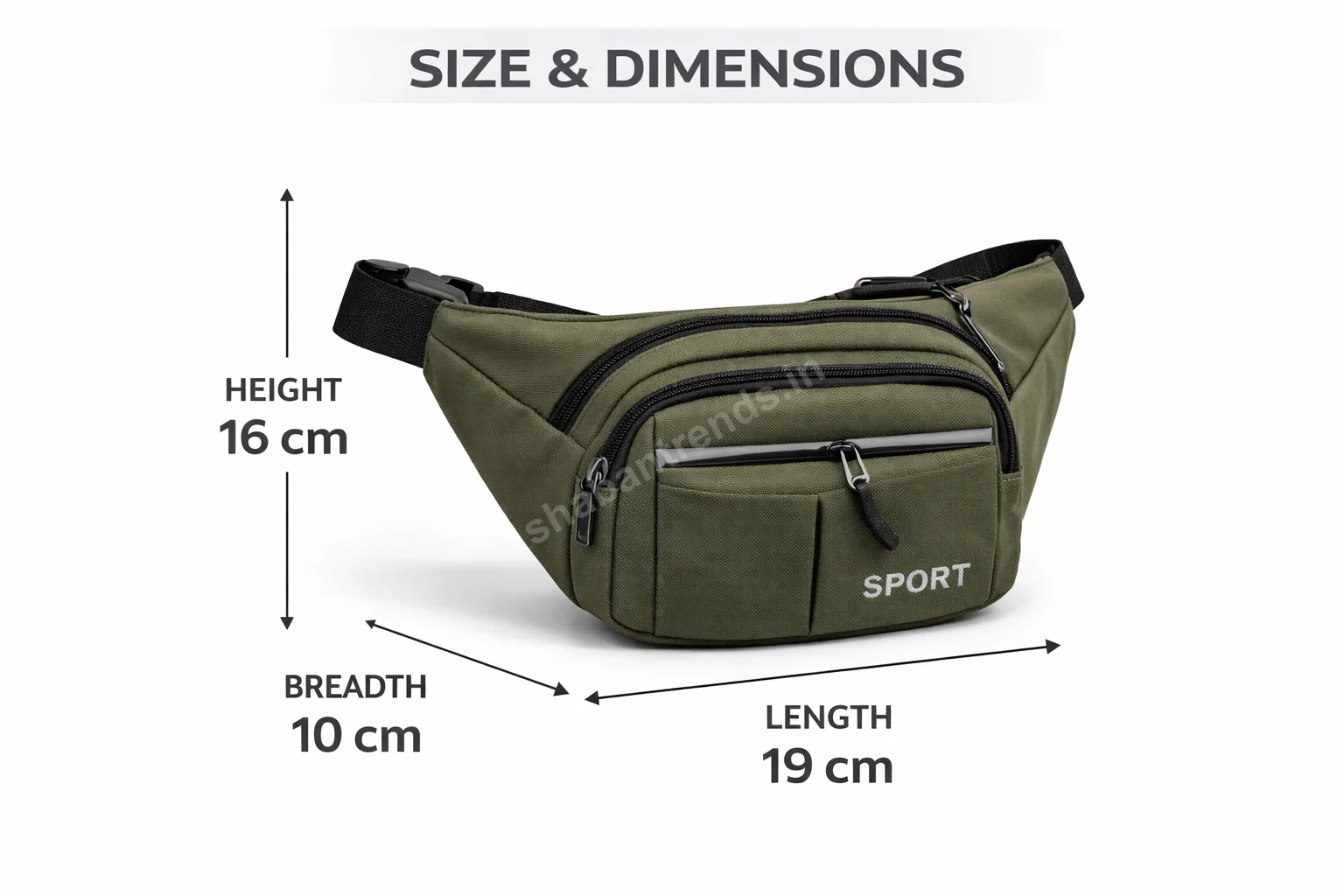 Men Waist Bag Fanny Pack Travel Belt Bag Stylish Crossbody Sling Bag