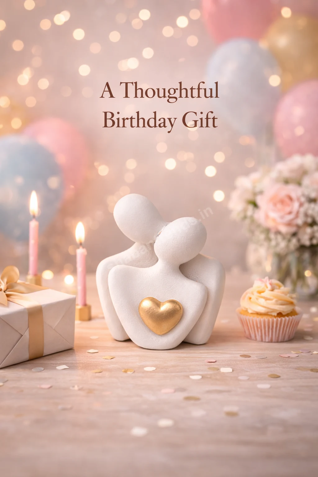 birthday gift couple statue