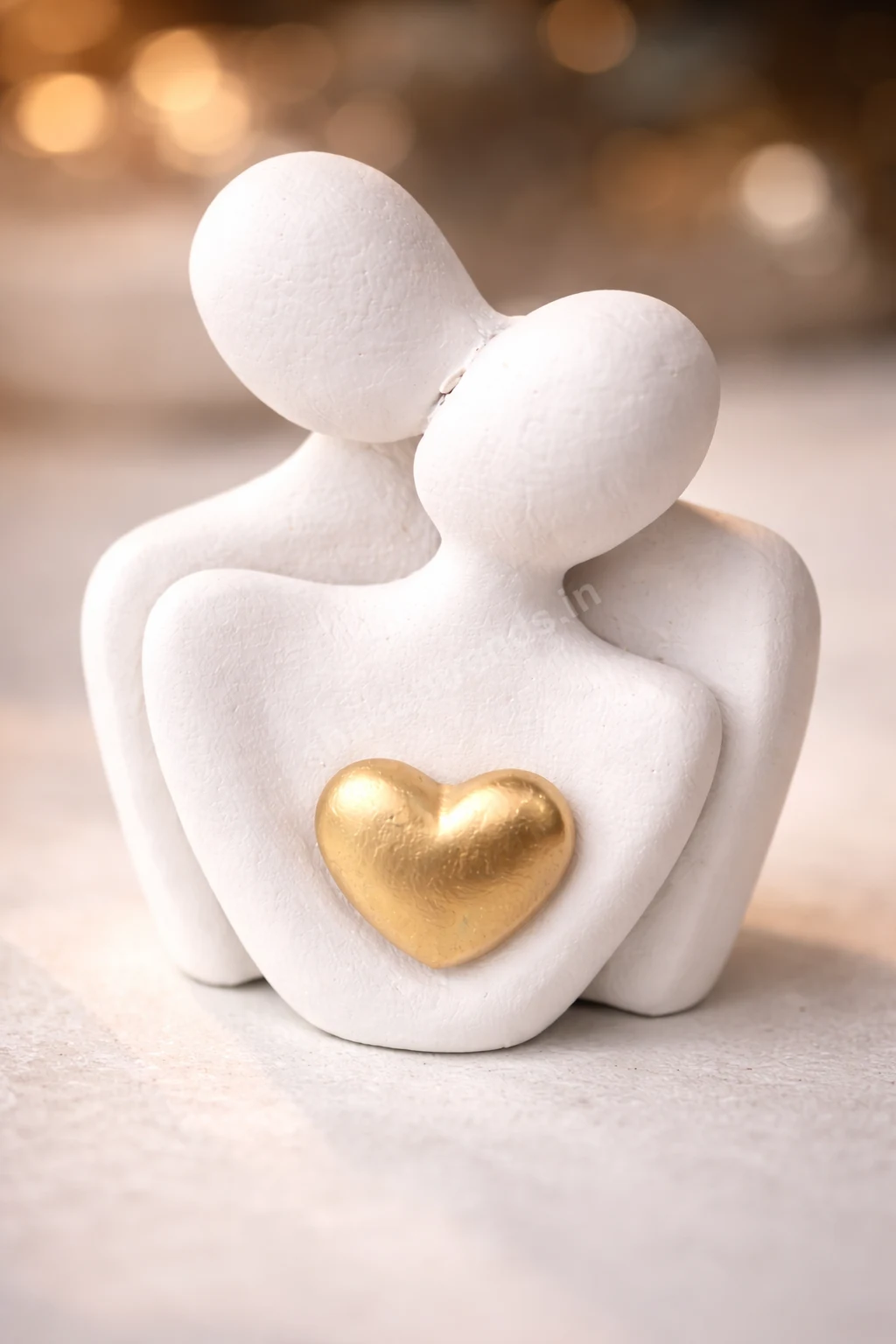 romantic couple close up