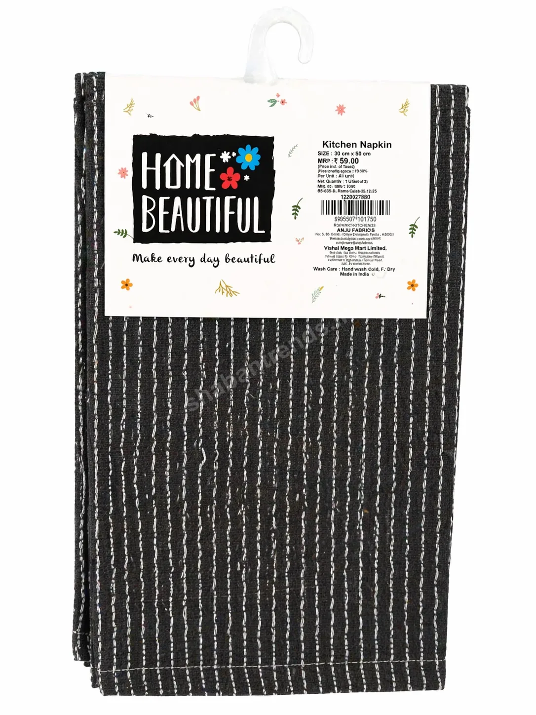 Kitchen Towels Set of 12 Cotton Dish Cloths Soft Absorbent Quick Dry Multipurpose Kitchen Napkins