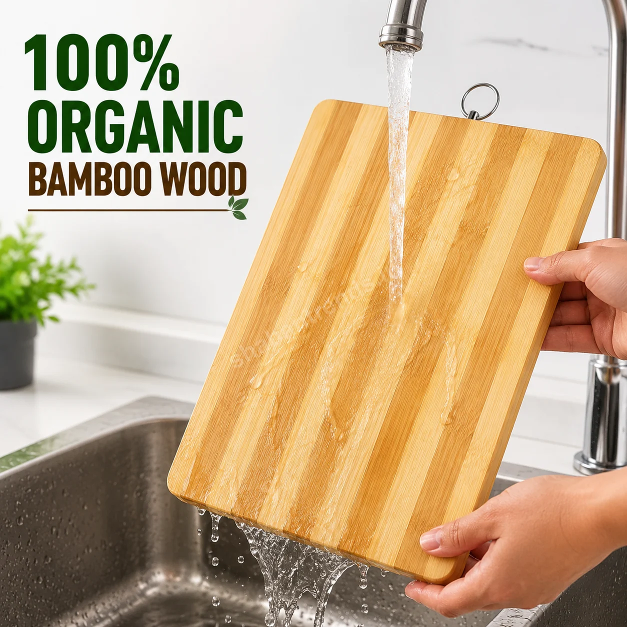100 % Natural Bamboo Cutting Board