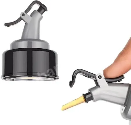 Oil Dispenser 1000ml, Plastic Oil Dispenser Bottle 1 Litre, 1 Litre Oil Bottle for Kitchen, Refillable Oil Pouring Bottle for Cooking Oil Storage