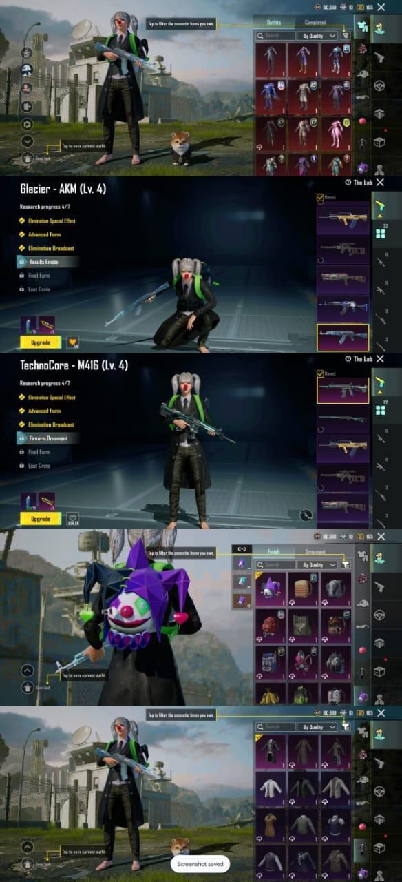 🔥 BEAST COMBO | CITY DEFENDER | M416 TECNO LVL 4 | AKM GC LVL 4 🔫
🏷️ COLLECTION LVL 61 | 90 MYTHICS 💎 | PONY ARABIC NOSE 🐴 | FOOL BACKPACK 🎒