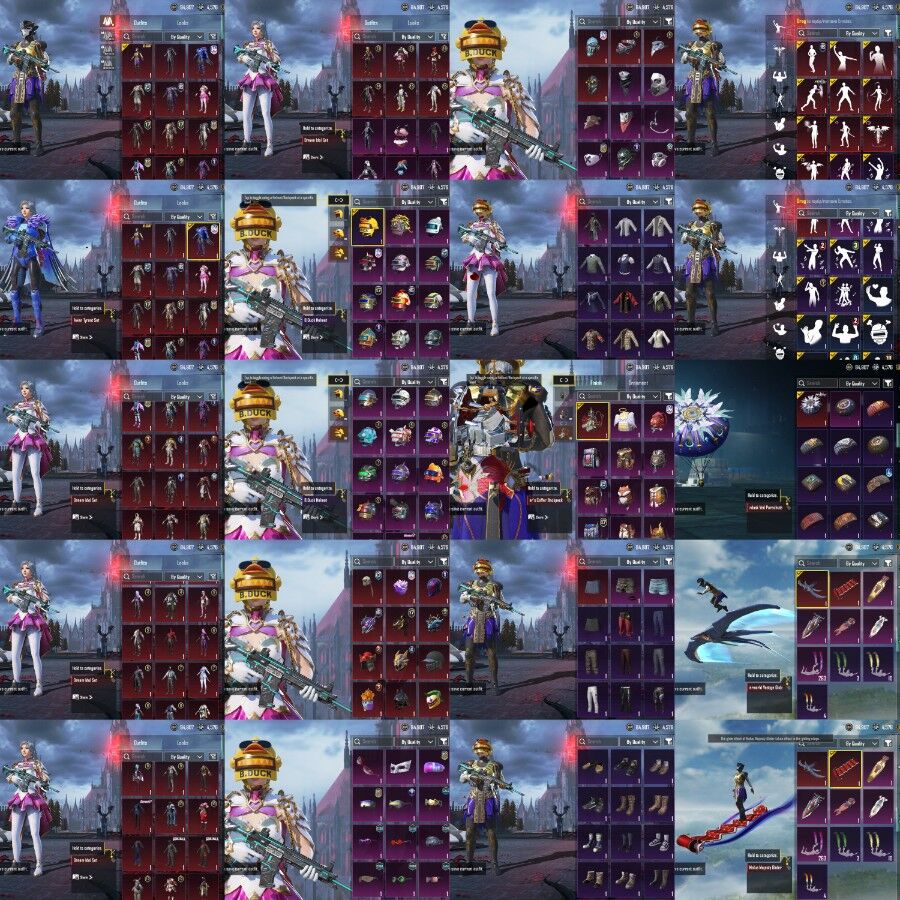 TechnoCore M416 Lv.4 Sports car AKM Lv.3 M762 Lv.4 Conqueror | Season 9 Ace Golden Pharaoh X-Suit 87 Mythic Outfits Full A