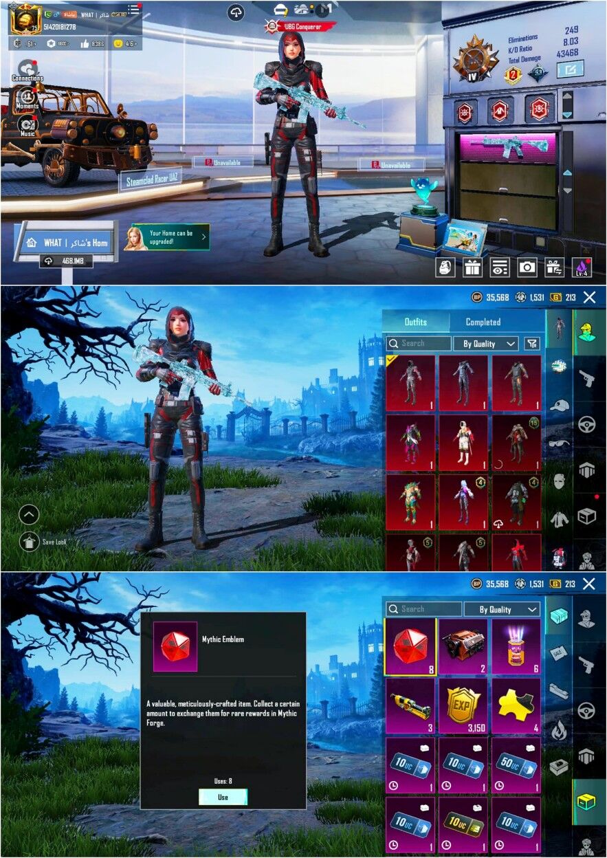 Pubg M416 Glacier Lv-6 – 2x Conqueror