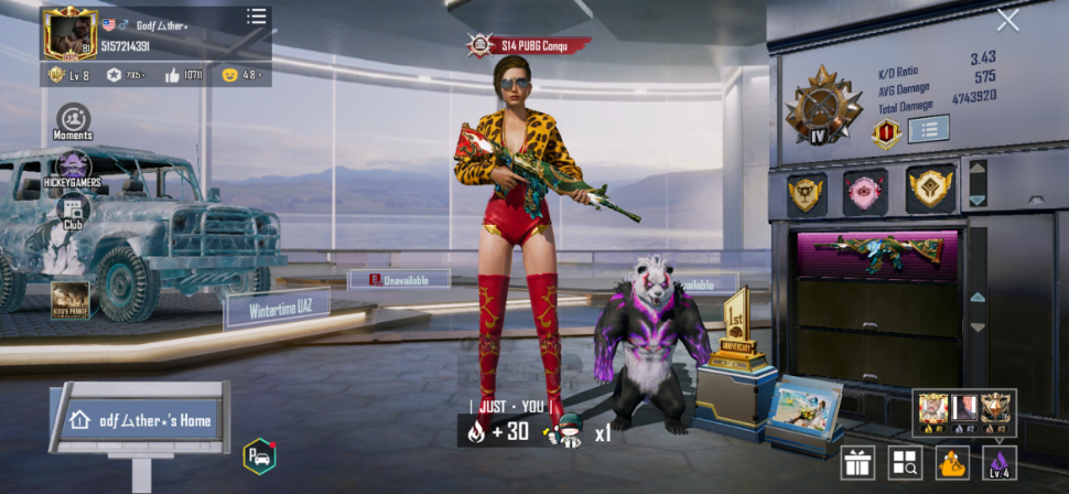 Global Account⭐️M416 Level 4⭐️MYTHIC 110+⭐️81+ Level⭐️18x + Guns Lab⭐️Loaded Inventory ⭐️Full Access⭐️ Singel Login