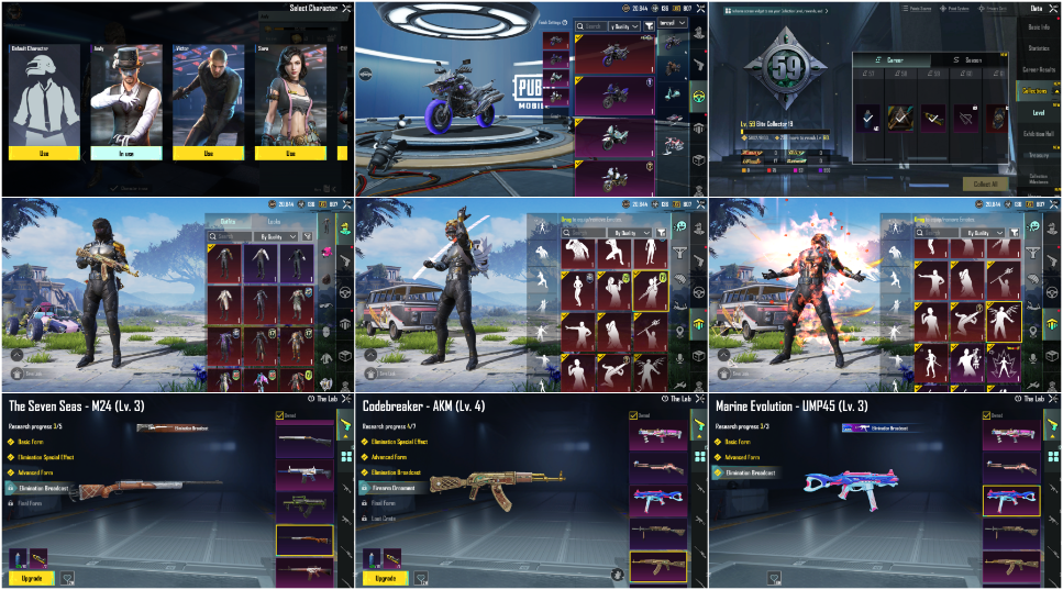 ACC LVL 76🏆59 COLLECTION LVL🔥NIGHT EMBER BIKE (MYTHIC)🏍️73x MYTHICS🎀17x GUNLAB💎CODEBREAKER AKM (KILL MSG)🔥1x MYTHIC HELMET🤖1x MYTHIC BACKPACK🎒SECURE 🔐