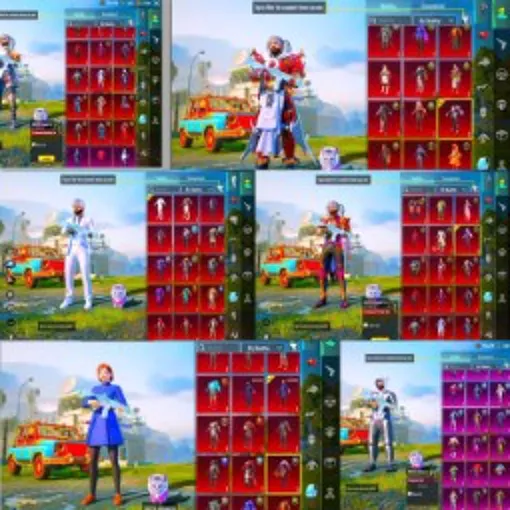 96 Mythics | 15x Gun Labs | Glacier MAX + Codebreaker | 9x Rare Vehicles | S15 DJ Fresh +| Rockstar S5 Ponytail + S7 Beard | Full Royal Pass | Clown Mask