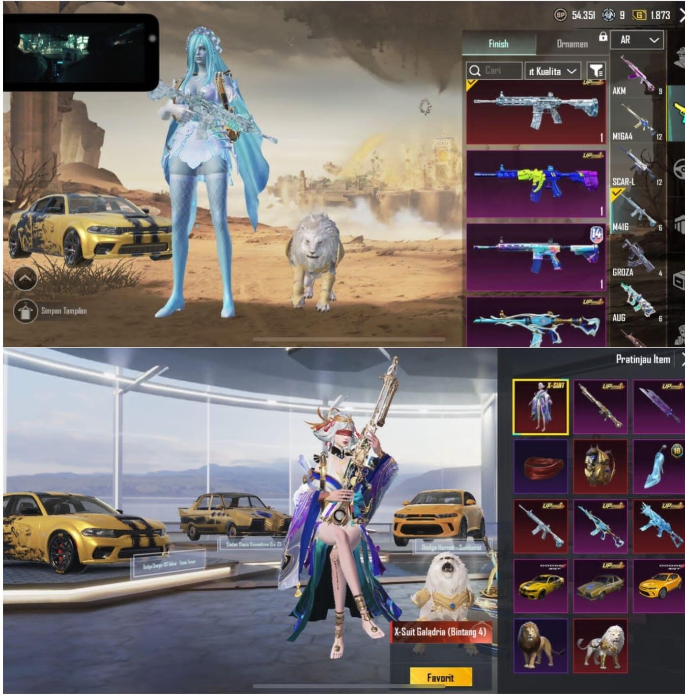 ⚡ GLACIER MAX PACK + X-SUIT L4 + 2× DODGE SPORTS | GOD-TIER ACCOUNT ⚡