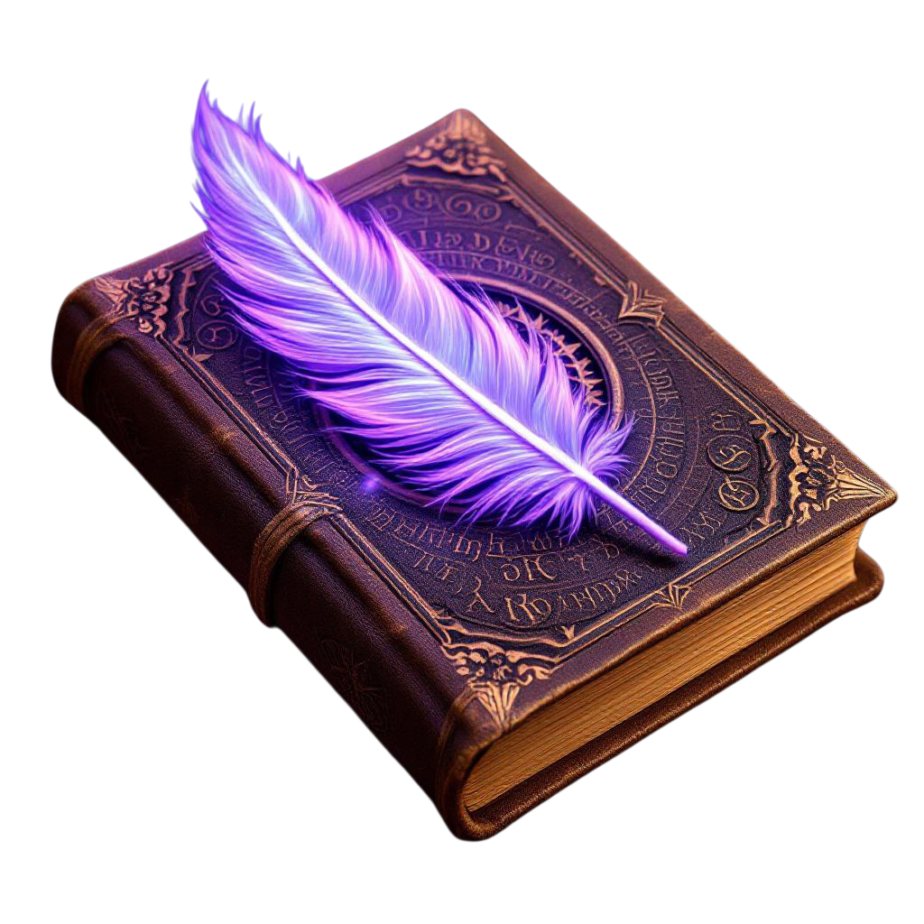 ملصق فانتازي PNG كتاب سحري رقم 2