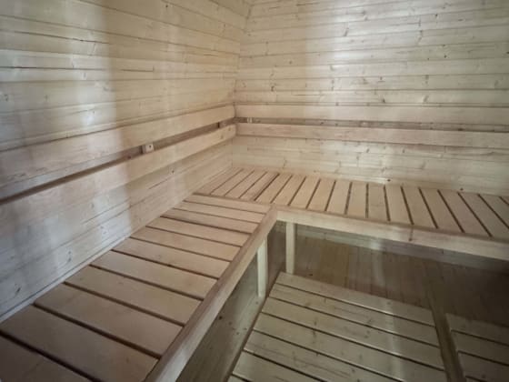 Sauna Wiking 2m (szerokość 2,00m) — realizacja