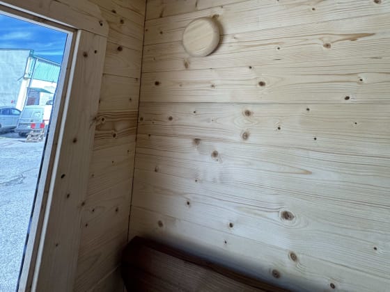 Sauna Żagiel 3,5 m — realizacja