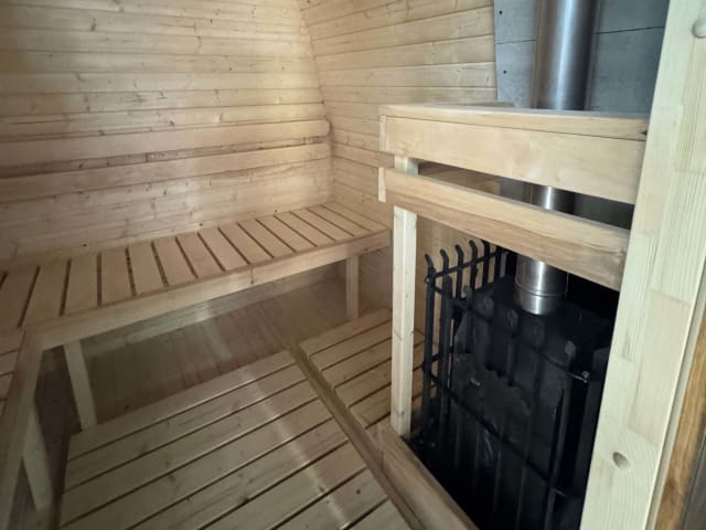 Sauna Wiking 2m (szerokość 2,00m) — realizacja u klienta