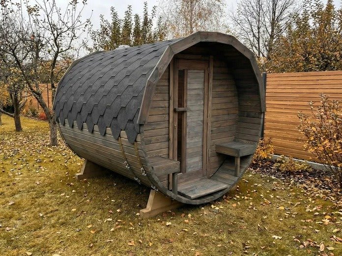 Sauna Beczka 2,5m (szerokość 2,25m)