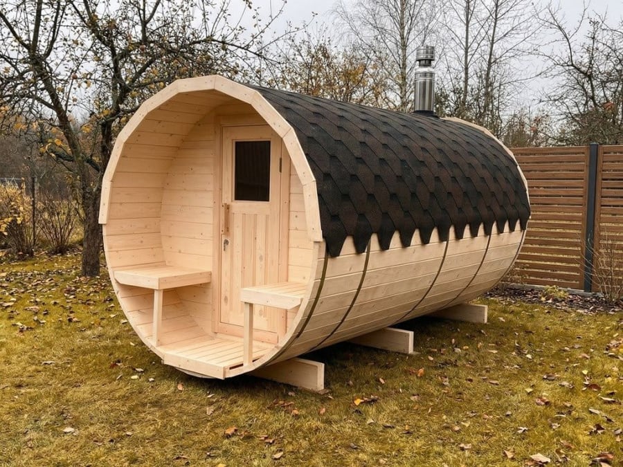 Sauna Beczka 4m (szerokość 2,25m)
