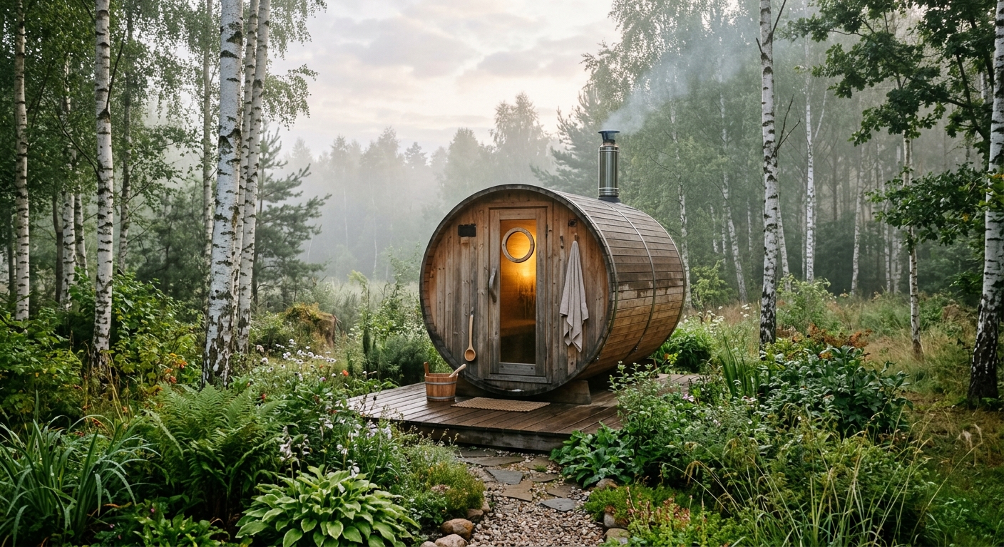 Sauna ogrodowa beczka – praktyczny poradnik 2026