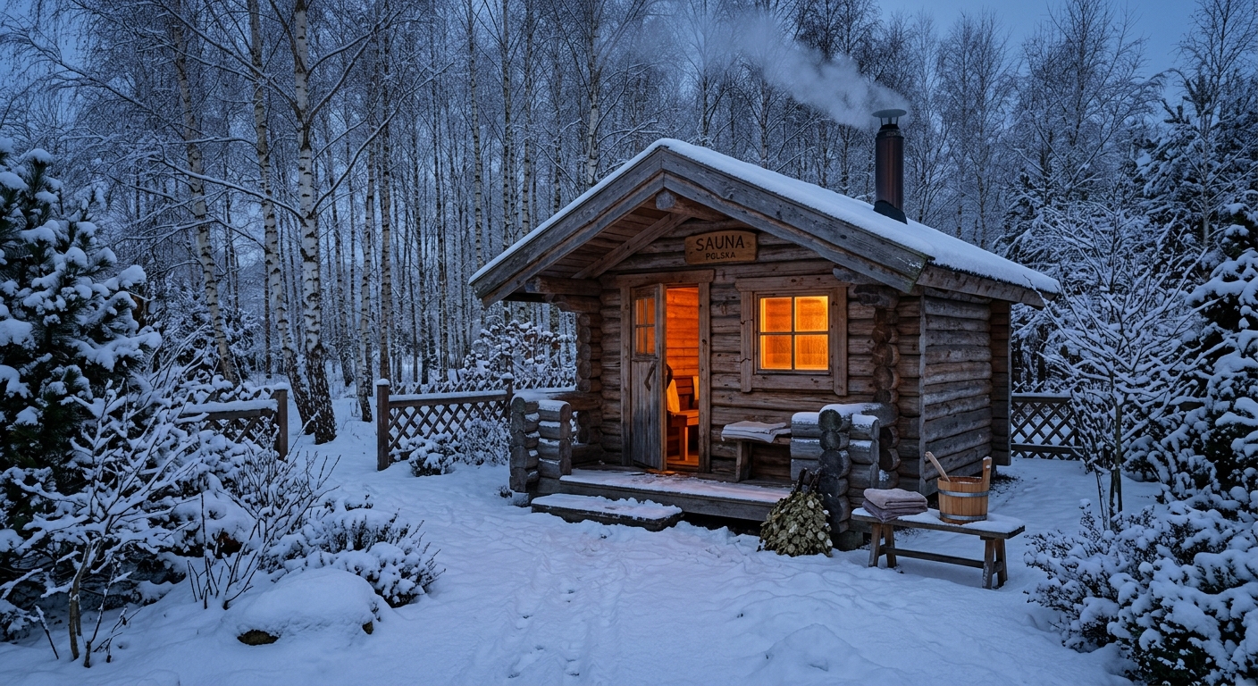 Sauna ogrodowa opalana drewnem — poradnik 2026