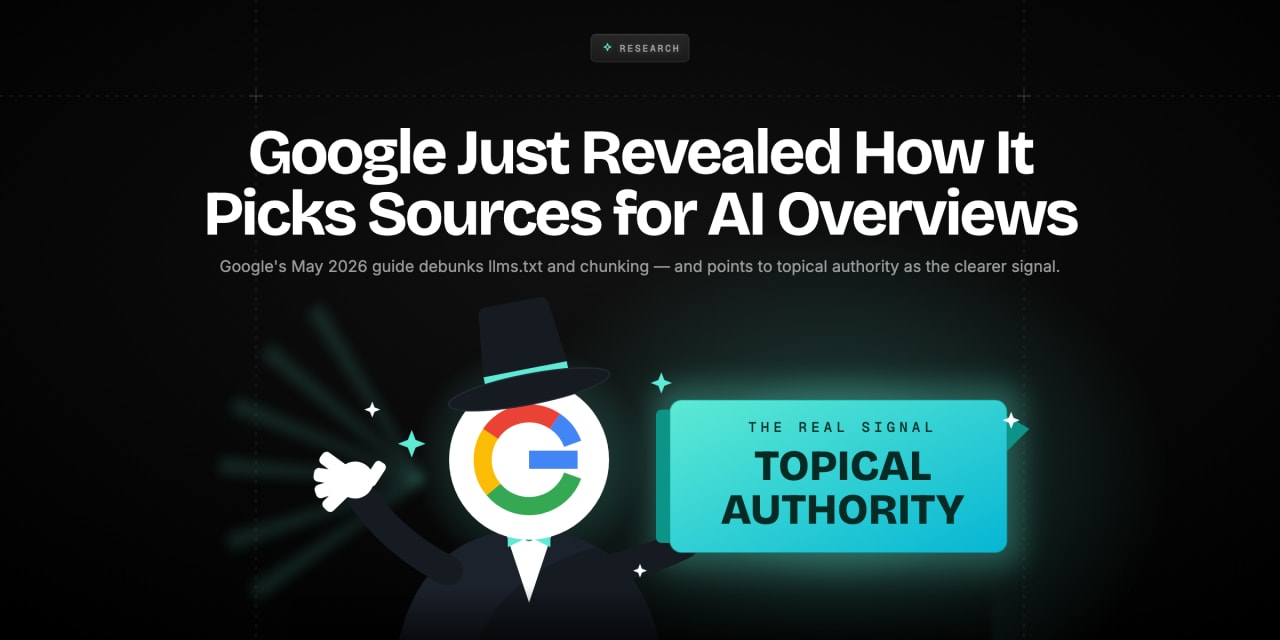 Google Just Revealed How It Picks Sources for AI Overviews — What SEOs Need to Know