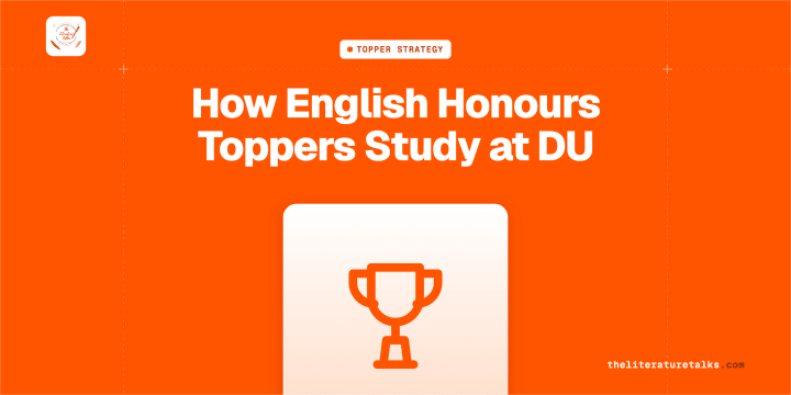 Hero cover on how English Honours toppers study at Delhi University