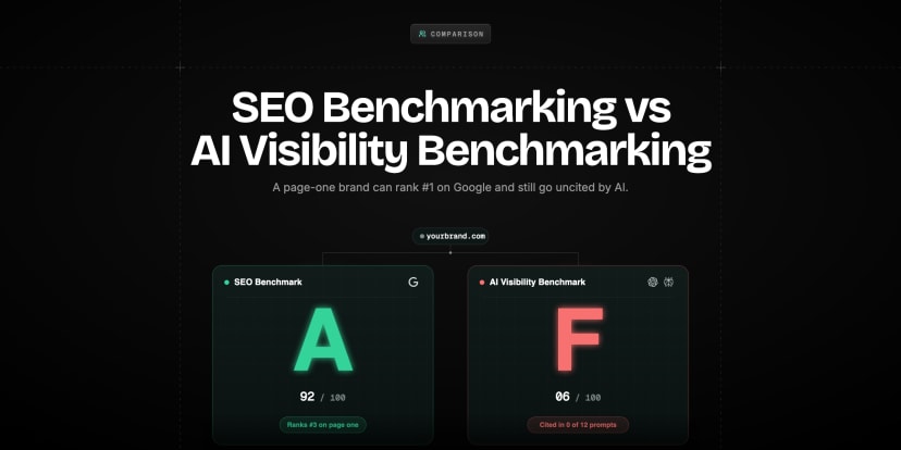 Competitive SEO Benchmarking vs AI Visibility Benchmarking: What's Actually Different