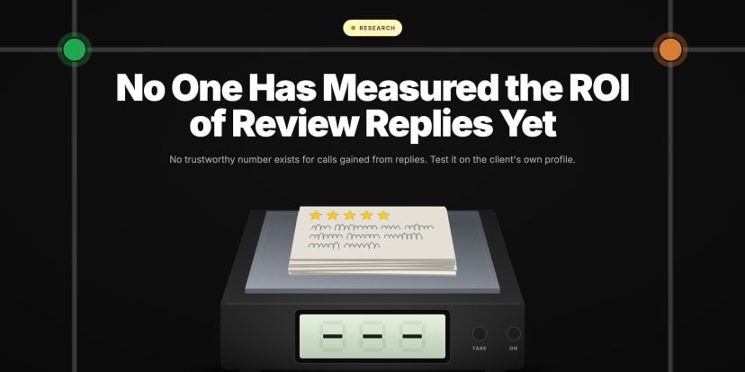 A stack of five-star review reply cards on a kitchen scale whose display shows only dashes.
