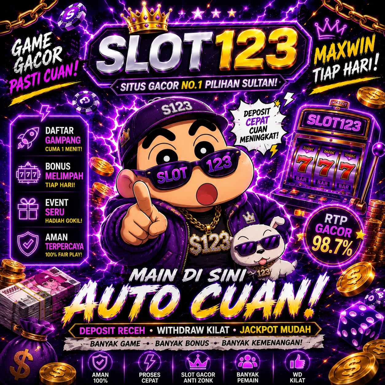 SLOT123: Link Situs Slot Gacor Paling Ambyar Se Jabodetabek Di Tahun Ini 