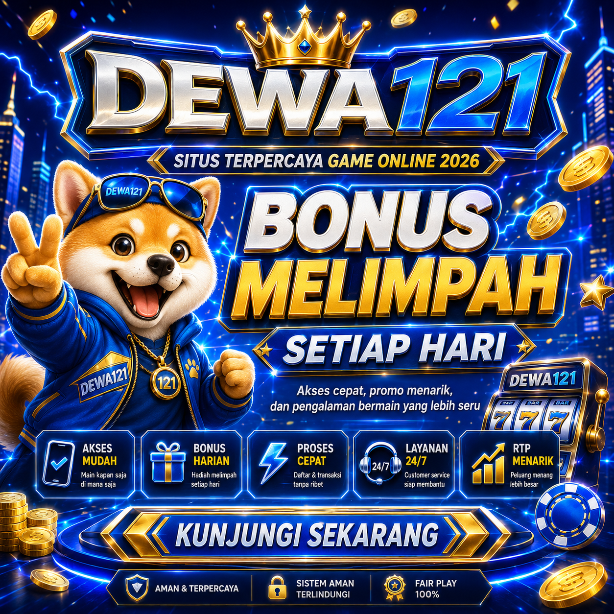Sertifikat, penghargaan, tanda, atau dokumen yang dipajang di DEWA121 : Situs Terpercaya Game Online 2026 Dengan Bonus Melimpah Setiap Hari