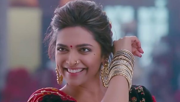 deepika padukone black lehenga