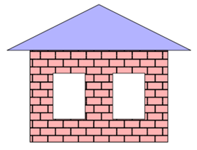 Khi làm nhà kho, bác Cường muốn để cửa sổ có dạng hình chữ nhật với diện tích bằng ${3,4 text{m}^2}$ (tham khảo hình vẽ) 1 de thi toan online