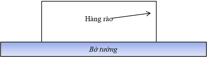 Bác nông dân muốn làm hàng rà trồng ra hình chữ nhật có chiều dài song song với hàng tường gạch 1 de thi toan online