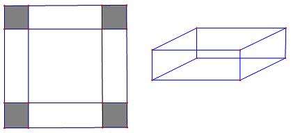 Cho một tấm nhôm hình vuông cạnh $12$ cm 1 de thi toan online