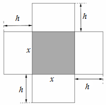 Một hộp không nắp được làm từ một mảnh các tông theo hình vẽ 1 de thi toan online