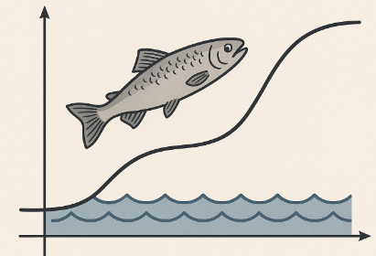 Một con cá bơi ngược dòng để vượt khoảng cách $250km$ 1 de thi toan online