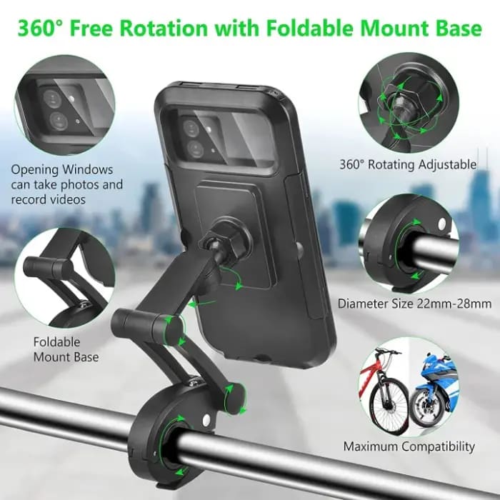 Waterproof Phone Holder Case for Bike