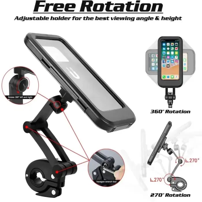 Waterproof Phone Holder Case for Bike 4