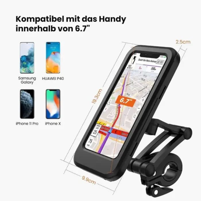 Waterproof Phone Holder Case for Bike 5