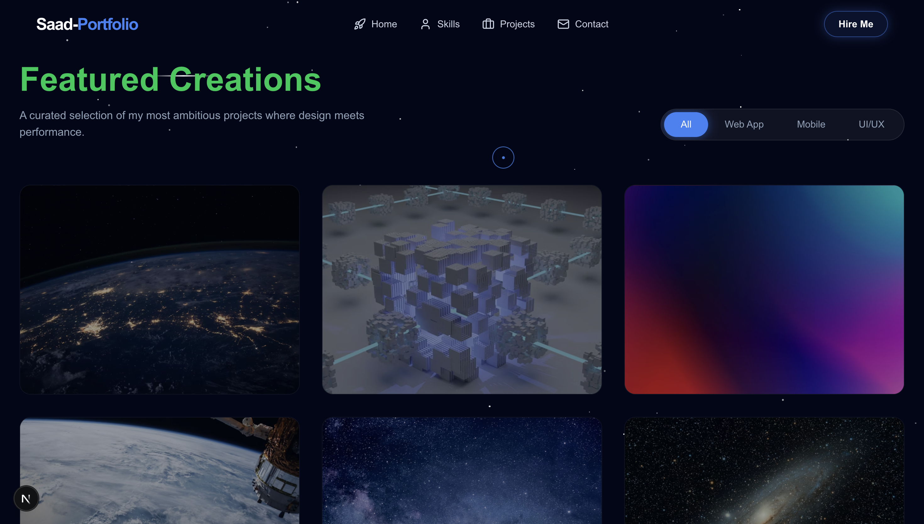 Cosmic Developer Portfolio - صورة 2