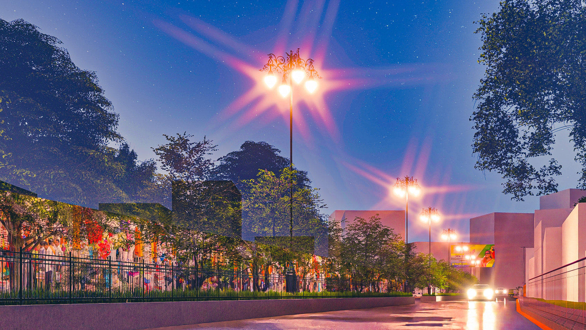 Feni Road Divider Design