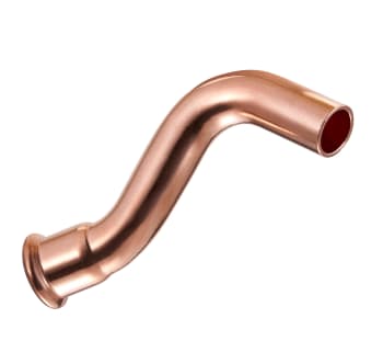 BE 6086 S-böj cu 1 muff