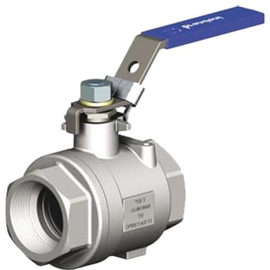 BR Kulventil 2-del SS 2343 inv låsbar spak