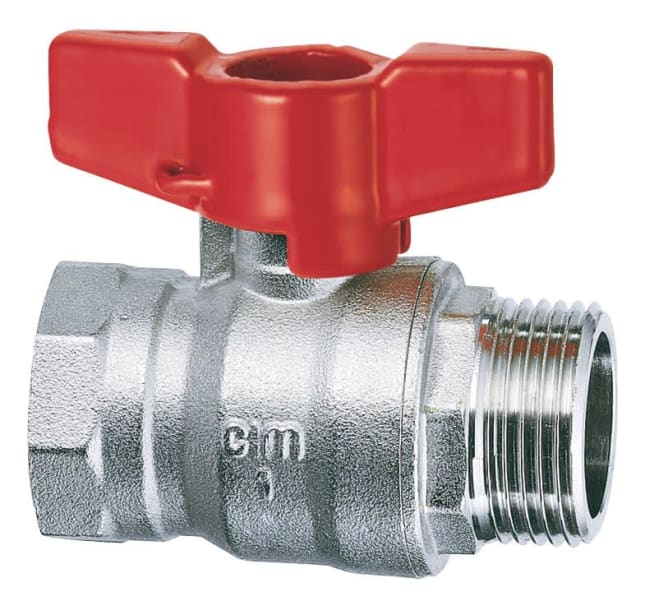 CIM RED 6/1MF kulventil med vred inv/utv