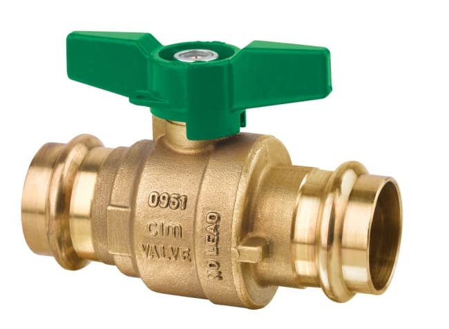 CIM 1222CRNL Kulventil press blyfri