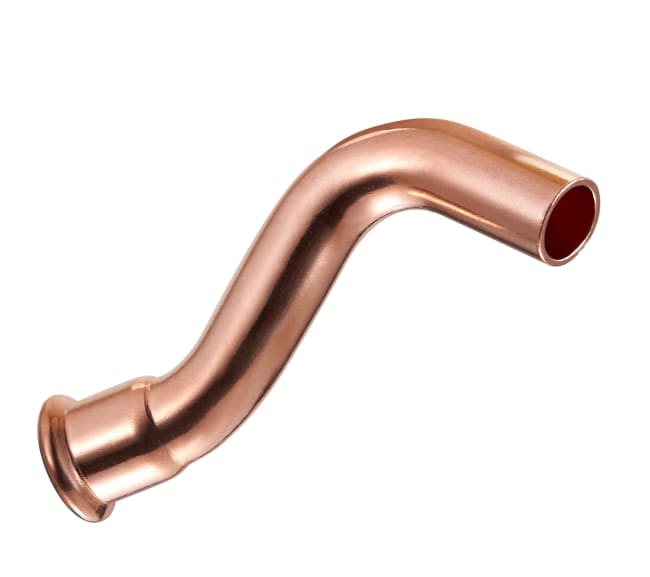 BE 6086 S-böj cu 1 muff