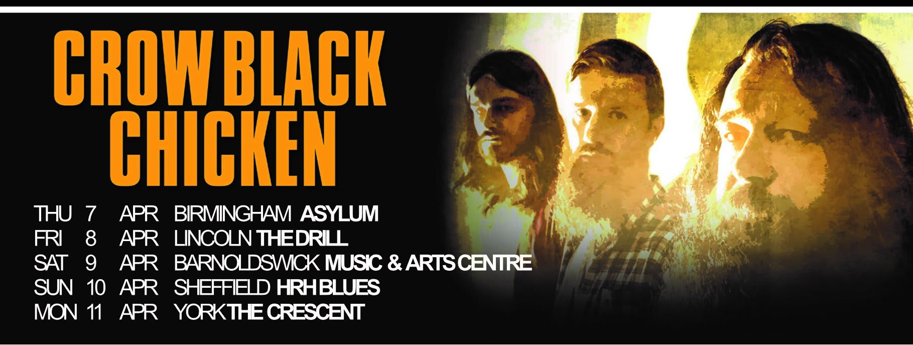 Crow Black Chicken Band Crow Black Chcken UK Tour