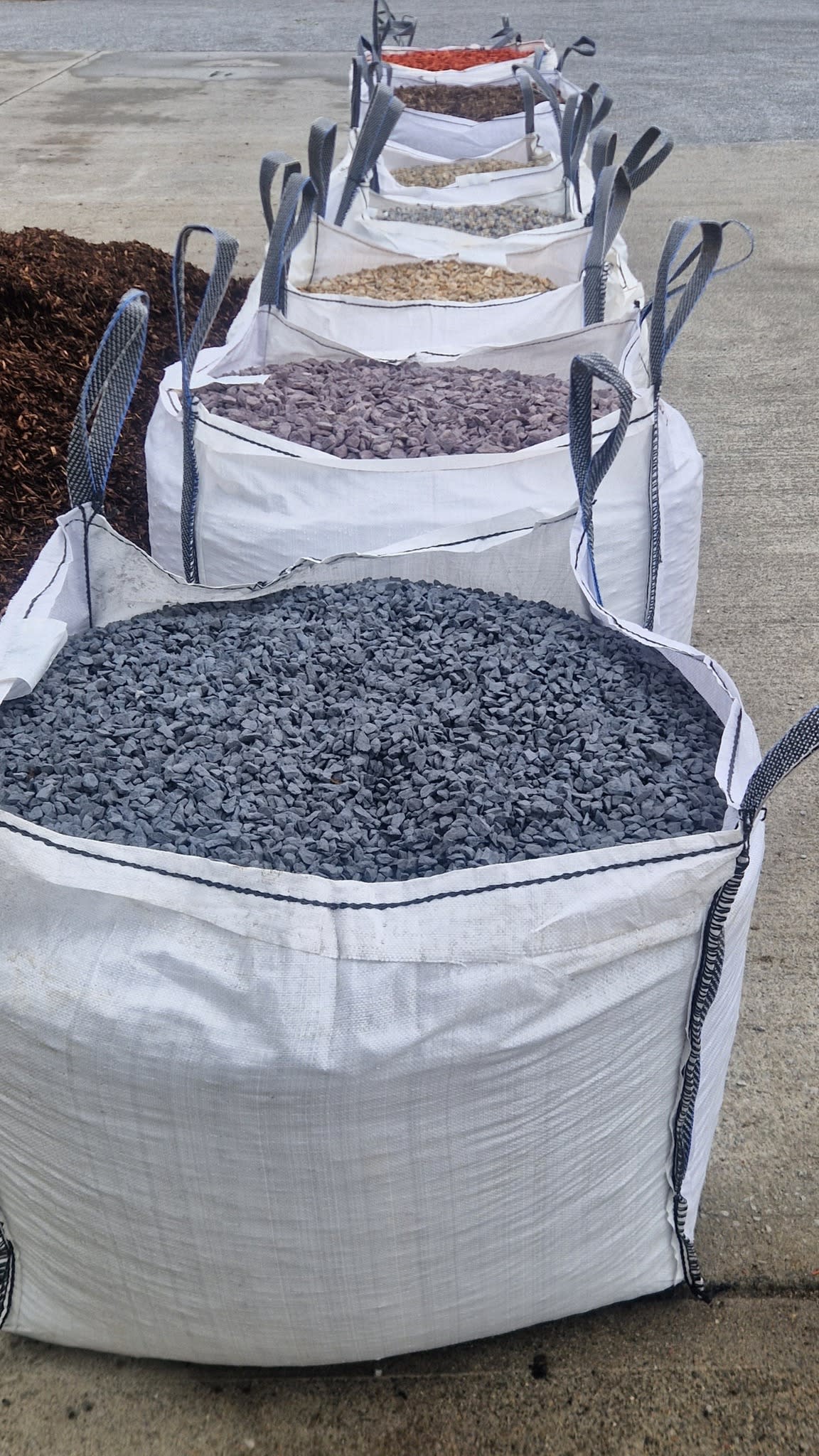 large bags of garden gravel stones