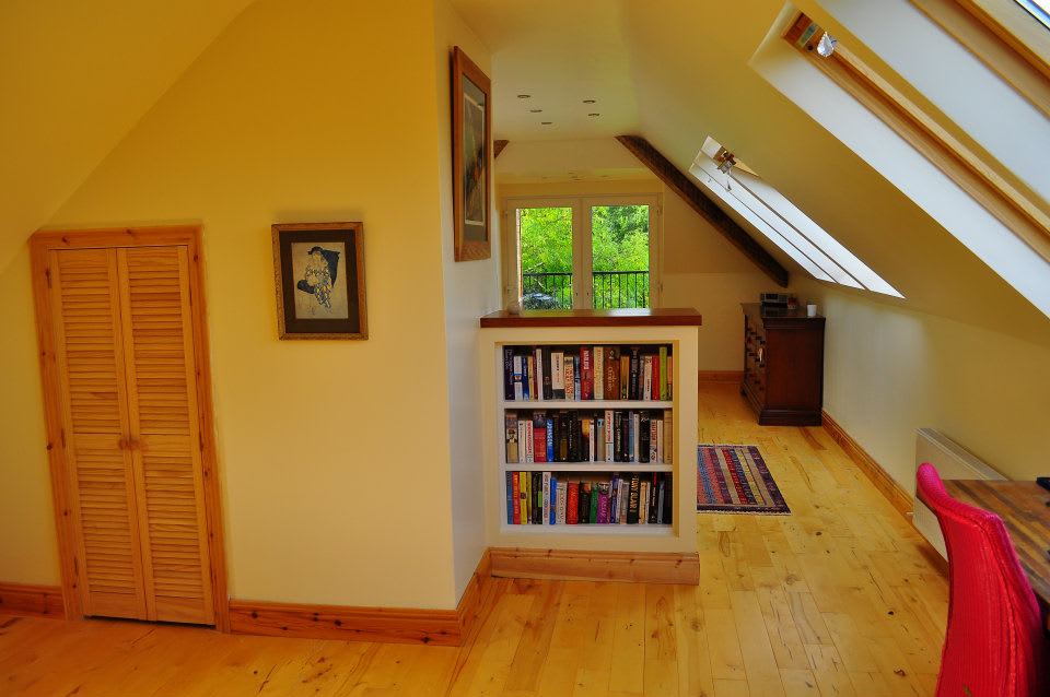 An image of a converted attic space.