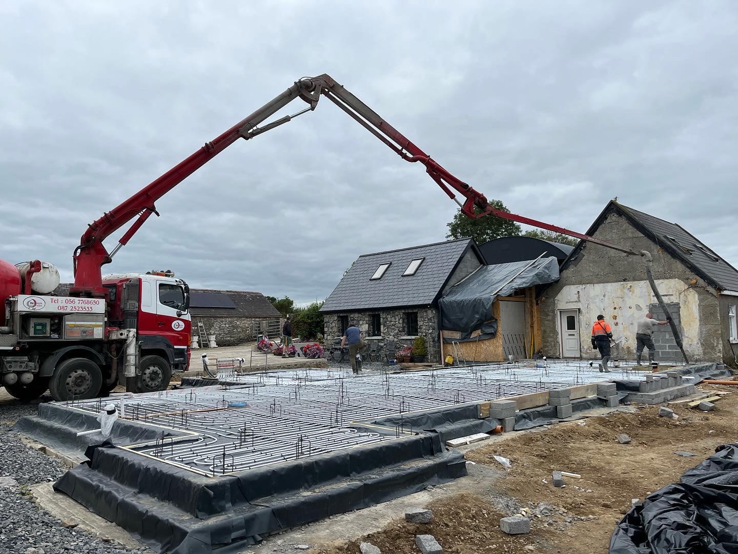 Various aspects of concrete works on different Projects