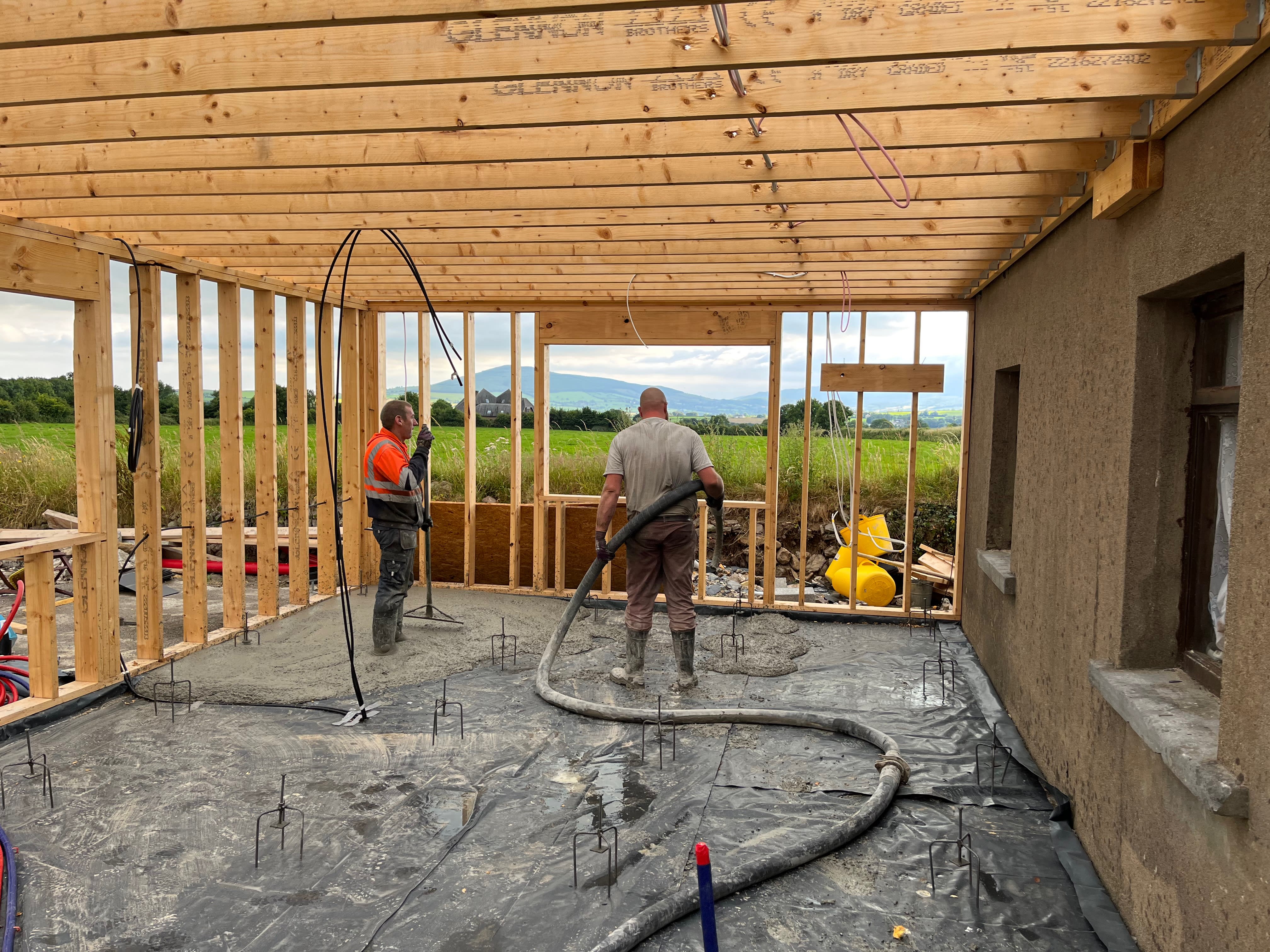 Various aspects of concrete works on different Projects