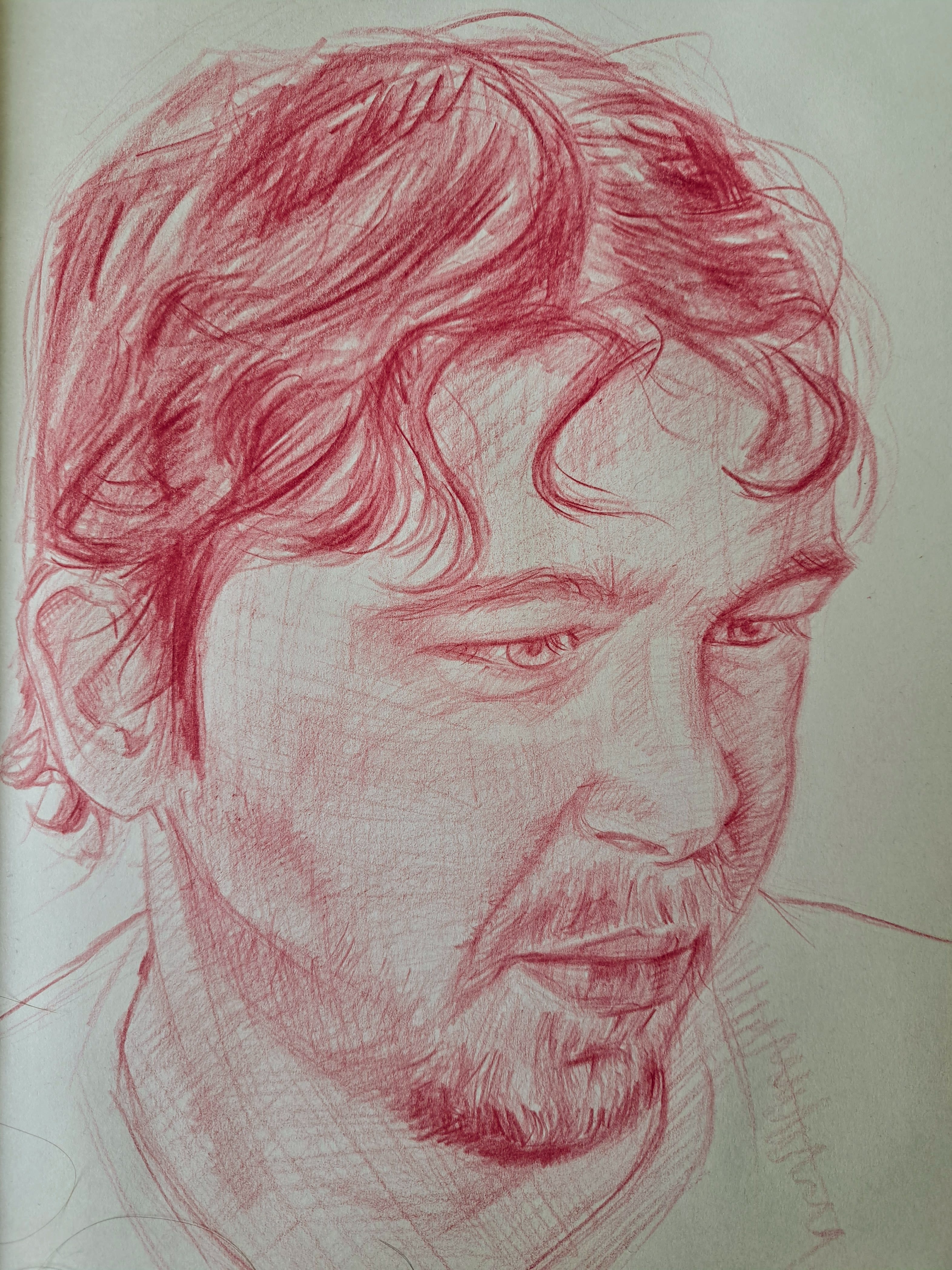 Pencil sketch on paper